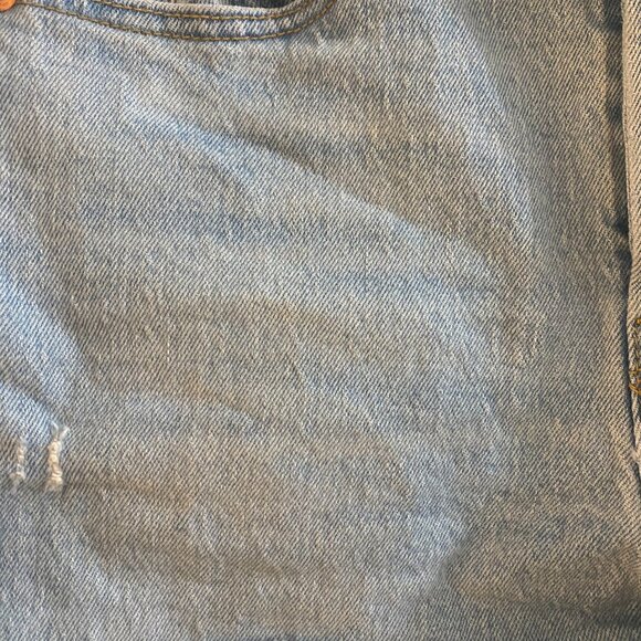 Vintage Levi’s 510 Light Wash Distressed Denim Shorts - Size 27 | Denim by Orlee - Picture 4 of 8
